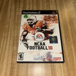 NCAA 10 for ps2