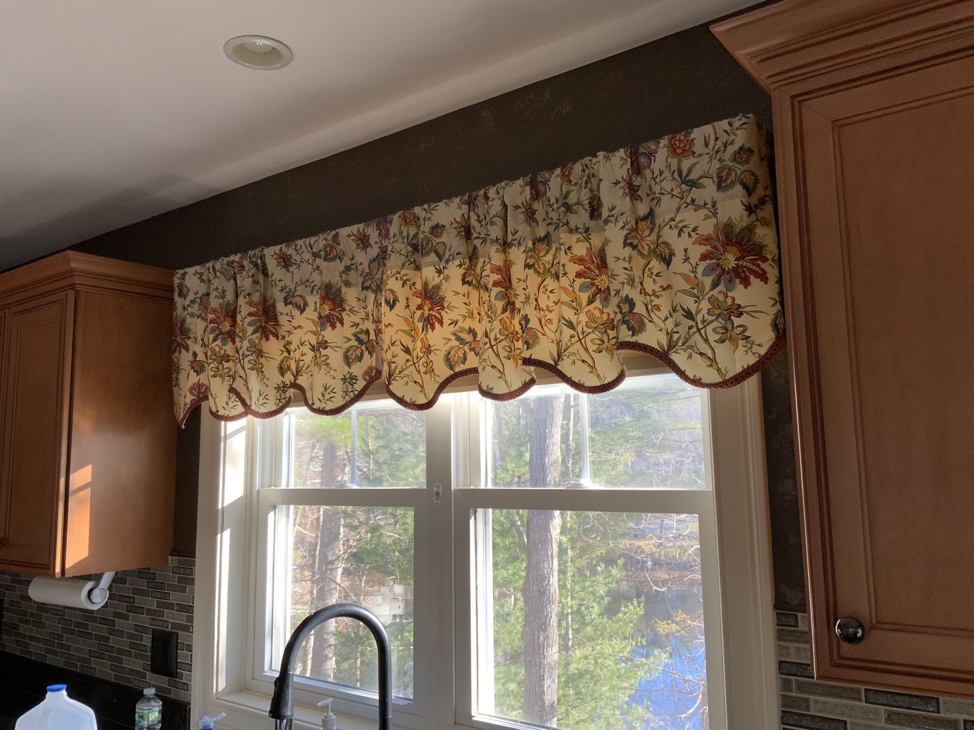Waverly Floral Valances One Pair