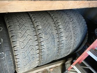 I got four tires in great condition size and number 265/60 R 20