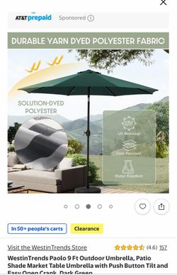 WestinTrends Paolo 9 Ft Outdoor Umbrella