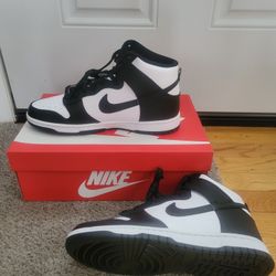 Nike Dunk HI Retro - Black/White 