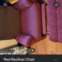 FREE Burgundy Recliner
