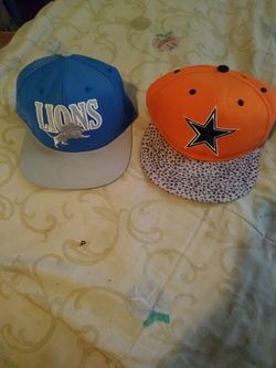 Nfl snapbacks hat Dallas Cowboys and Detriots Lions