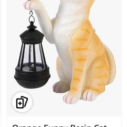 Led Cat Figure Solar Light 