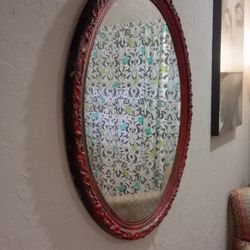 Vintage Oval Mirror 
