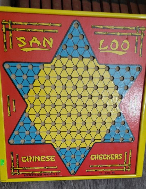 Double-sided Game Board With Marbles