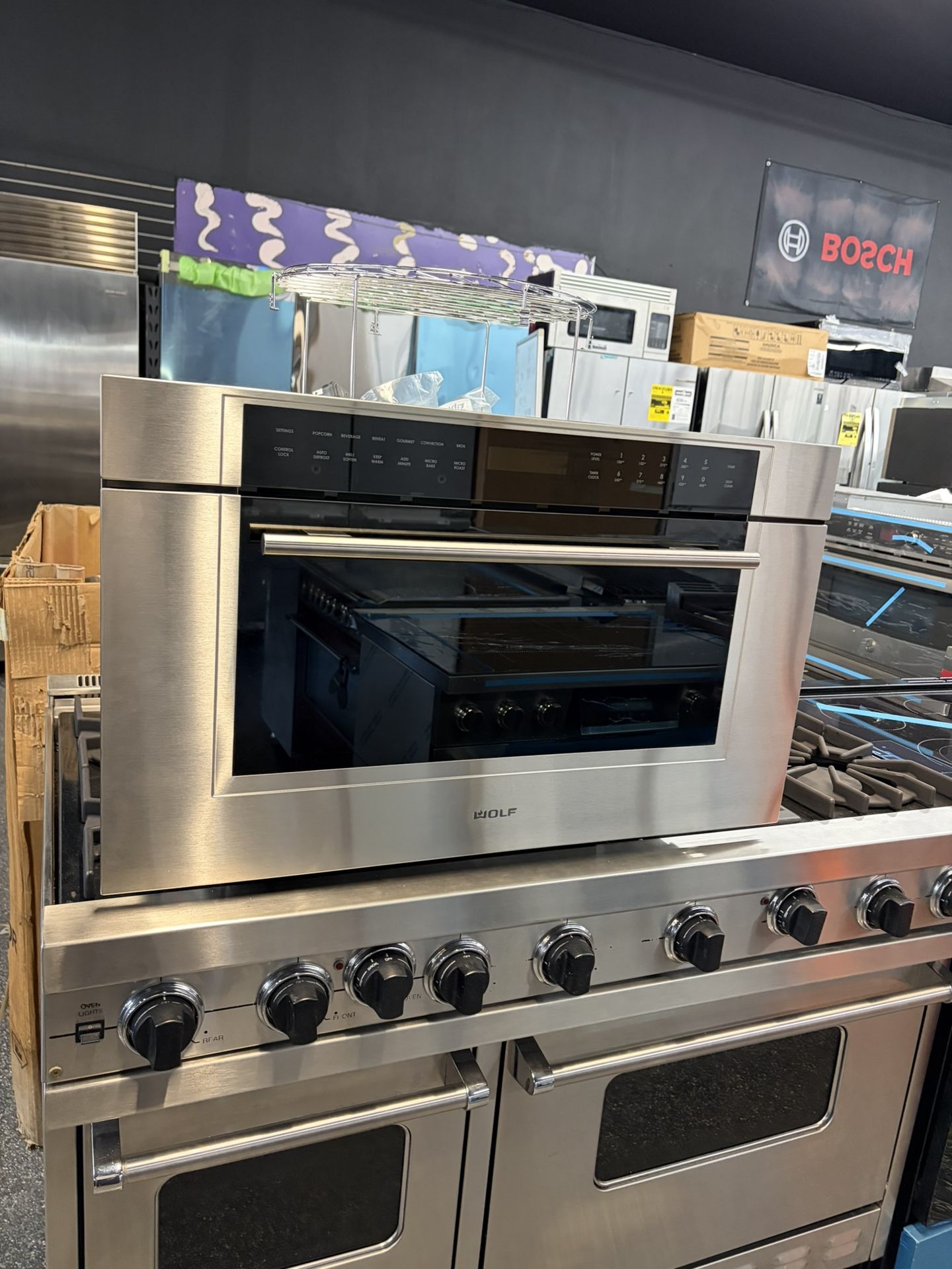 Wolf Stainless Steel 30” Speed Oven Built In M Series Transitional