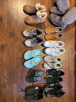 Shoes varying sizes
