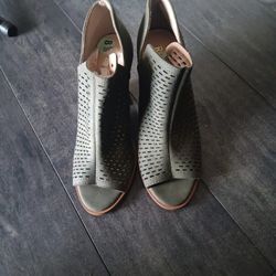 Olive Green heels