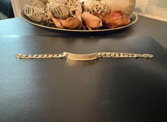 Men’s 14k Gold ID Bracelet