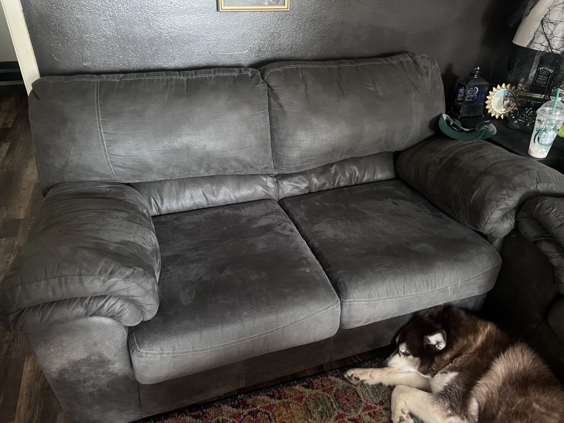 Ashley Furniture Dark Gray Loveseat