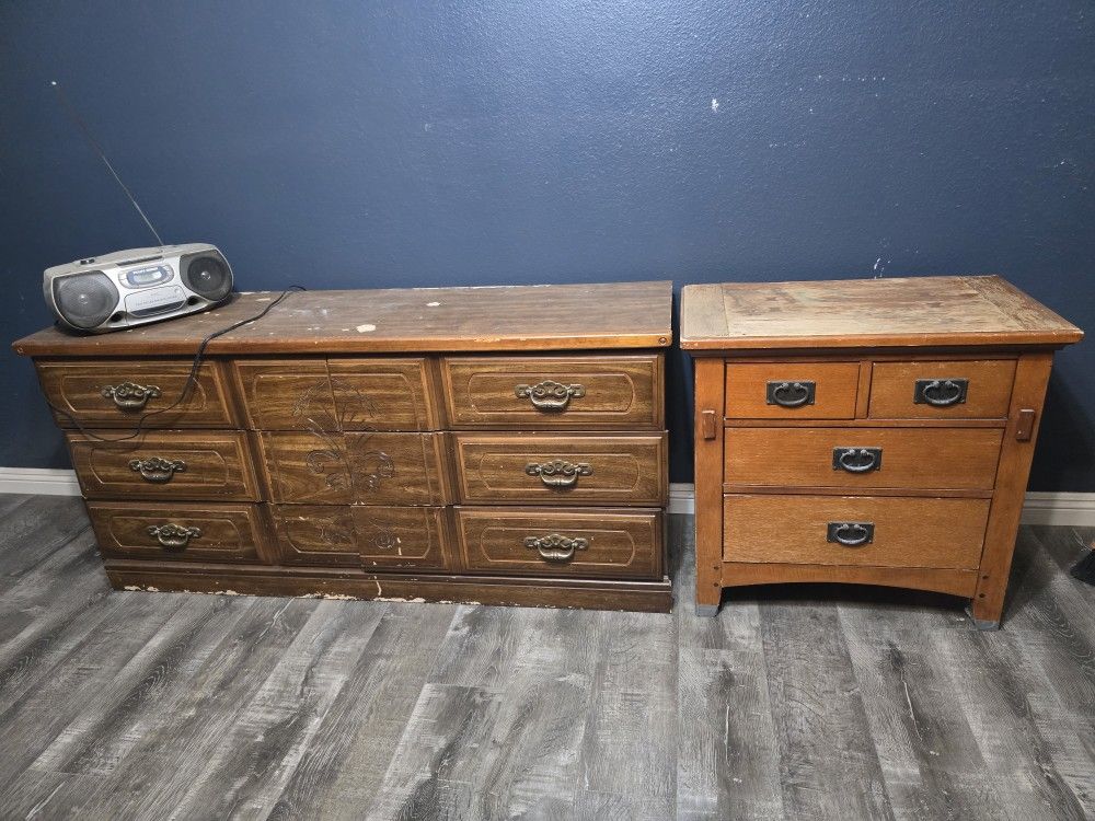 Dresser And Side Table