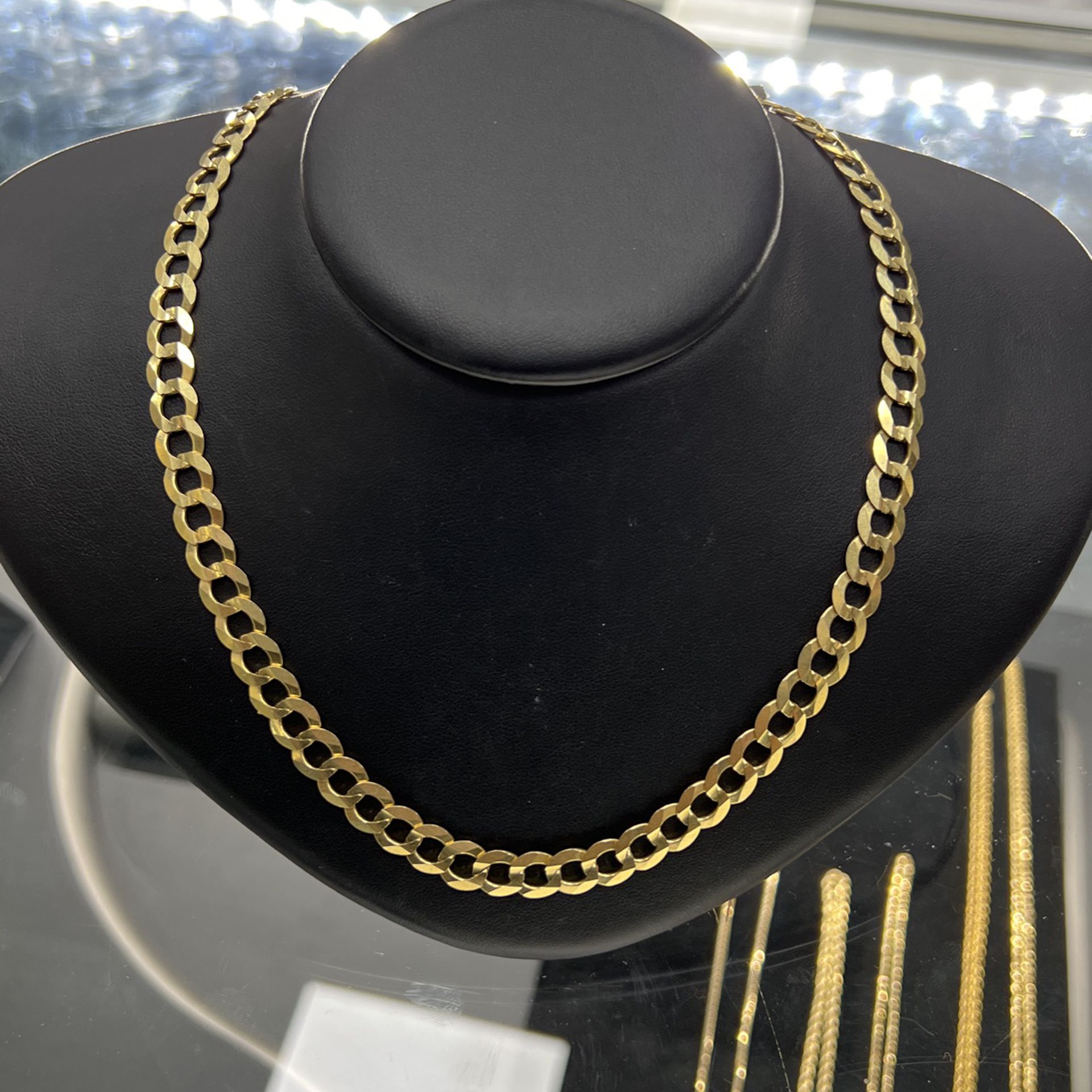 Curb Link Gold Chain 10K 35.5grams 26inch 