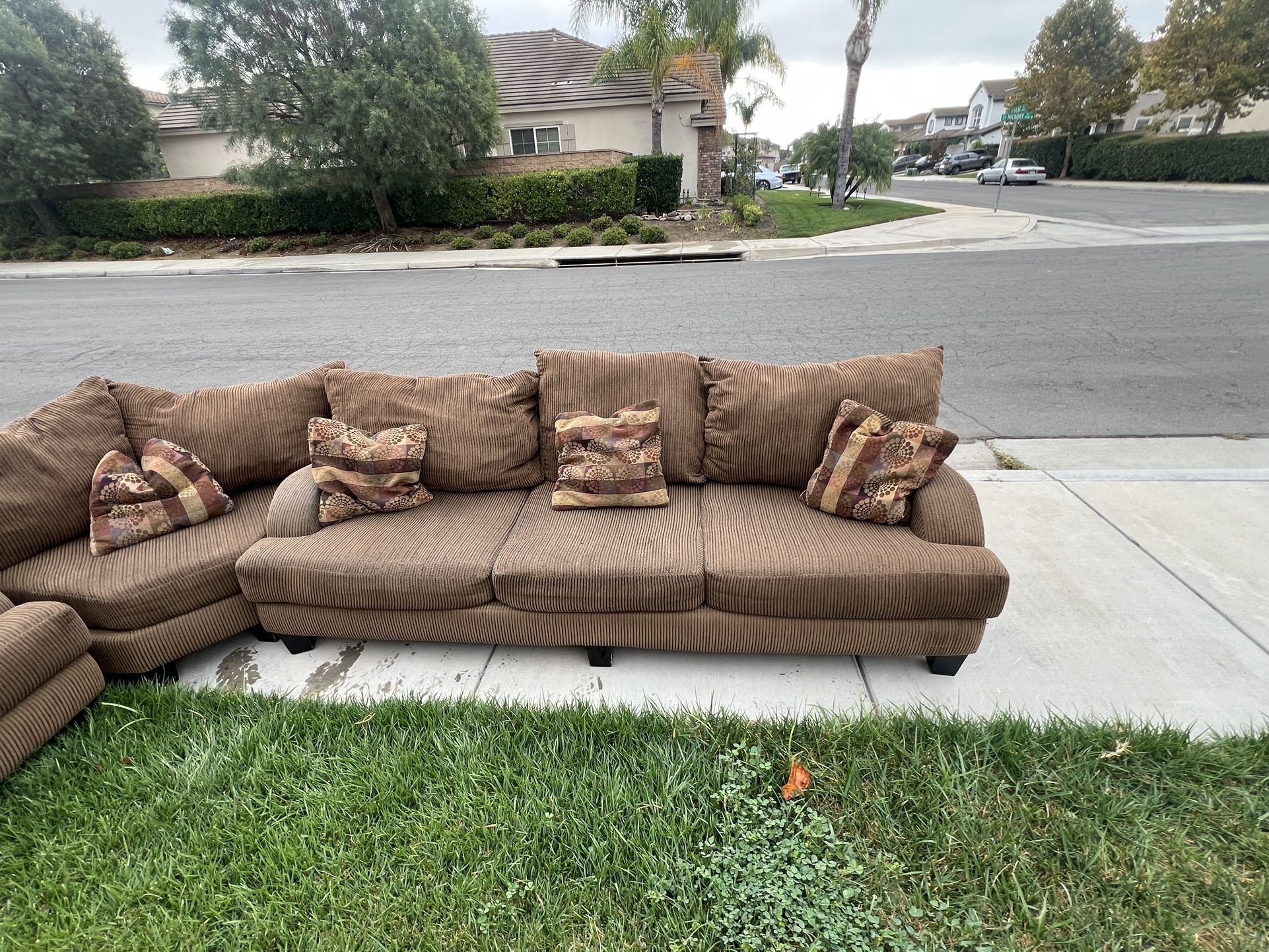 Brown Sectional Couch