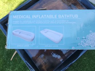 Medical inflatable bathtub