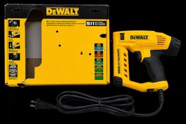 DEWALT Corded Multi-Tacker Staple & Brad Nail Gun 5-in-1