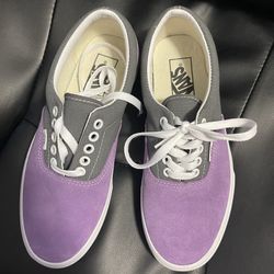 Purple And Gray Vans Women’s Size 8.5