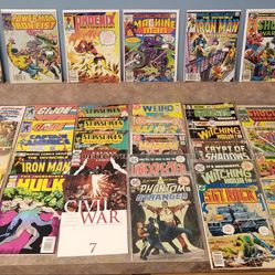 70s to 90s comic book lot! includes horror Marvel DC Hulk Iron Man Captain America! Cheap