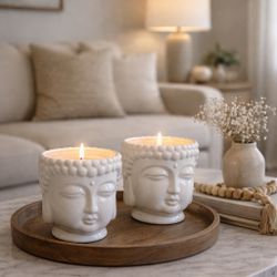 Buddha Ceramic Containers – $35 each / $60 for the set (Kendall Area)