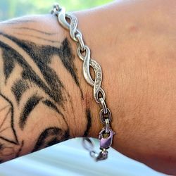 Shane Co. Diamond Infinity Bracelet