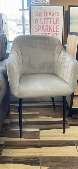 Grey Velvet chair