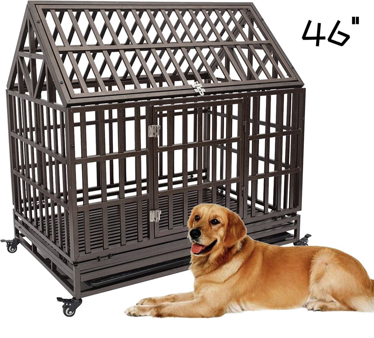 Heavy duty dog crate