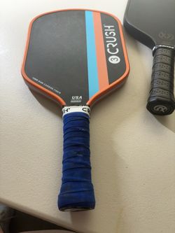 2 Pickleball Paddles – CRUSH Raw Carbon Fiber + XSPAK Graphite