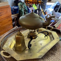 Antique Brass Tea Set