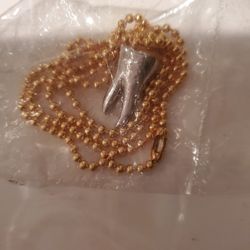 ☆METAL TOOTH☆ on a NECKLACE 