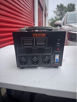 ⚡ VEVOR 5000W Step-Up/Step-Down Voltage Converter Transformer – New ⚡  Heavy-duty VEVOR SV-5000VA