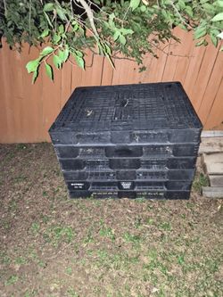Plastic pallets 51"x42"