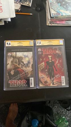 Thor CGC Signature Series Comics #8 & #10