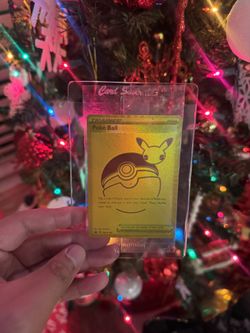 Pokemon Pokeball 25th Anniversary Celebrations Gold Card Sealed