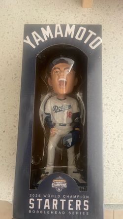 Yoshinobi Yamamoto world series bobblehead