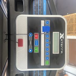 Blue And Black Treadmill