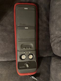 Red Chevy overhead console