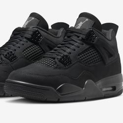 Nike Air Jordan 4 Black Cat Sz 