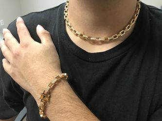 Iced out hip pop style men’s jewelry set