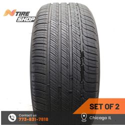 Set of 2 Used  8.5/32    255/50R19  107H  Michelin  Primacy Tour A/S MO