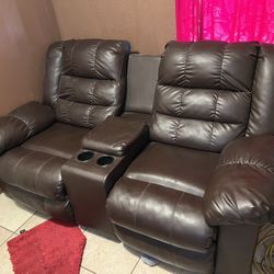 Recliner Couch Set