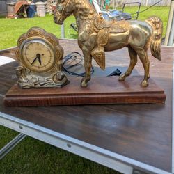 Clock And Horse