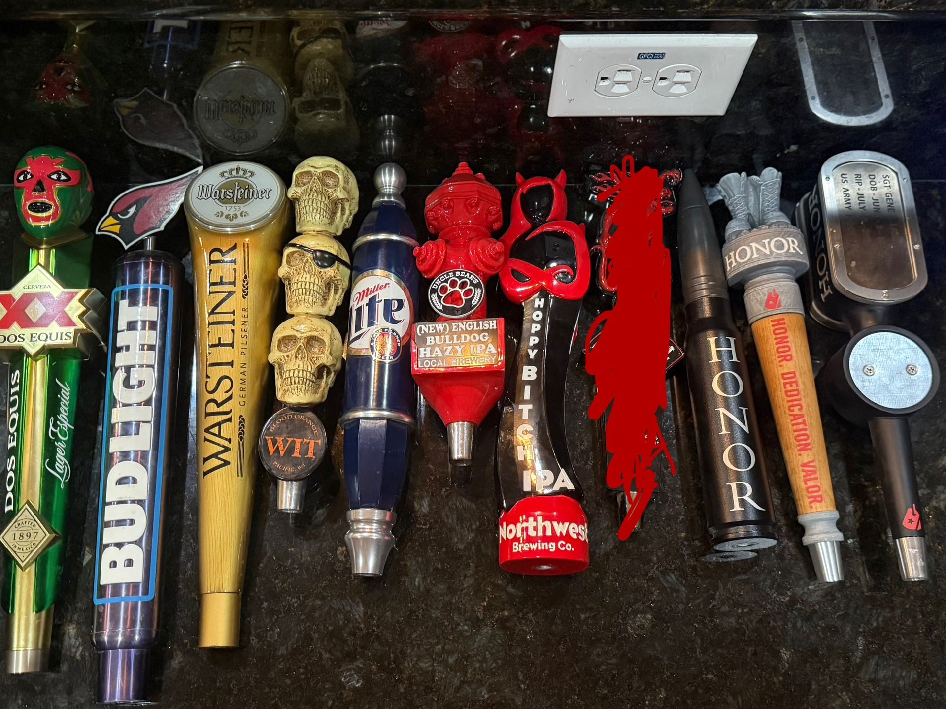 tap handles 