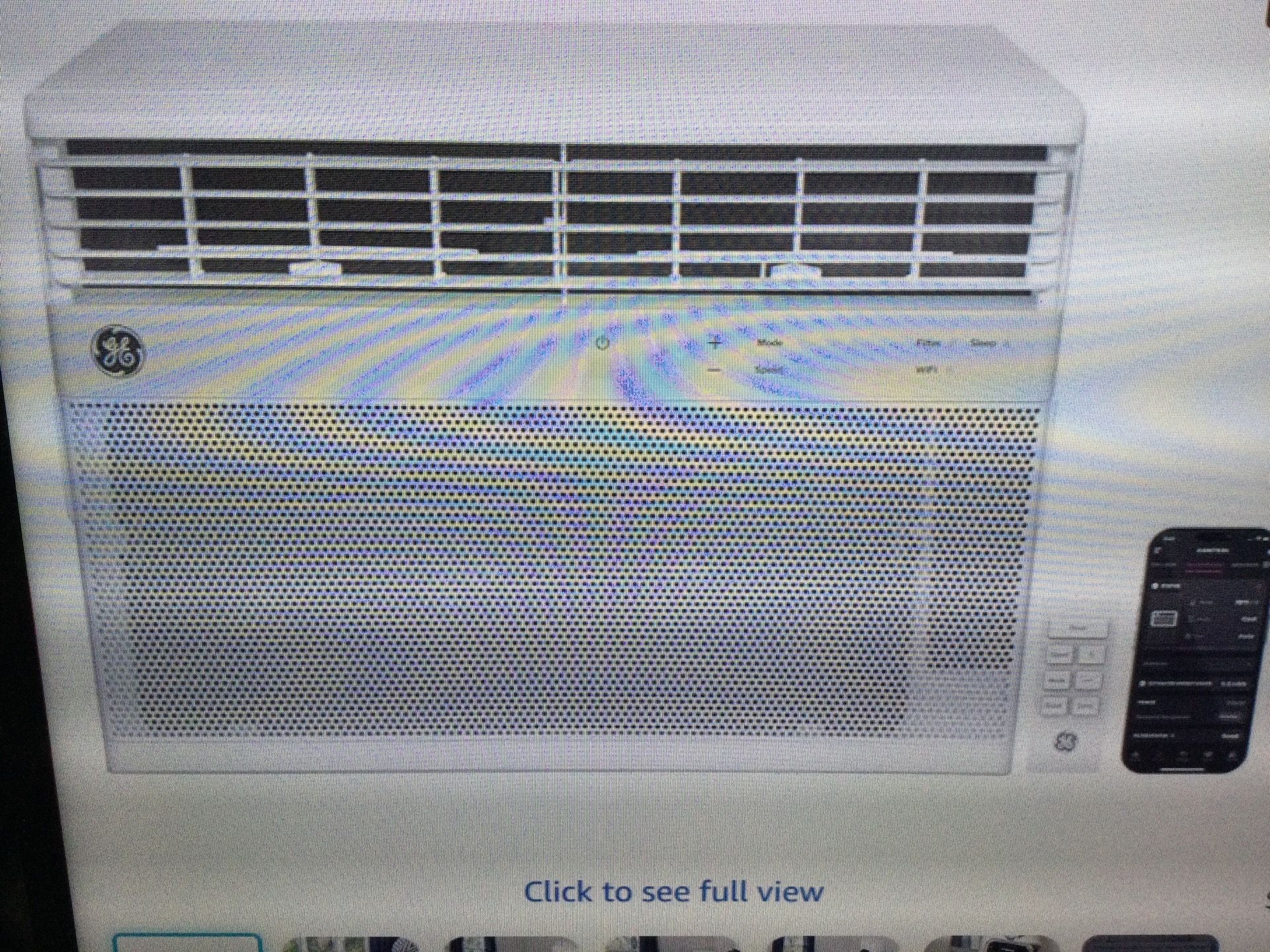 G E WINDOW AIR CONDITIONER 10,000 BTU FOR ROOMS UP TO 450 SQ FT, WI-FI ENABLE, ENERGY EFFICIENT COOLOING FOR MEDIUM ROOMS, EASY INSTALL KIT, C