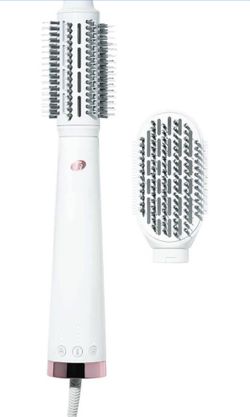 T3 AireBrush Duo Interchangeable Hot Air Blow Dry Brush With Two Attachments 