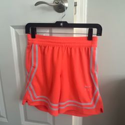 Nike Orange Shorts Girls Size Medium