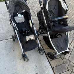 Double And single stroller 