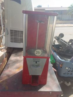 Vintage gumball machine 25cents