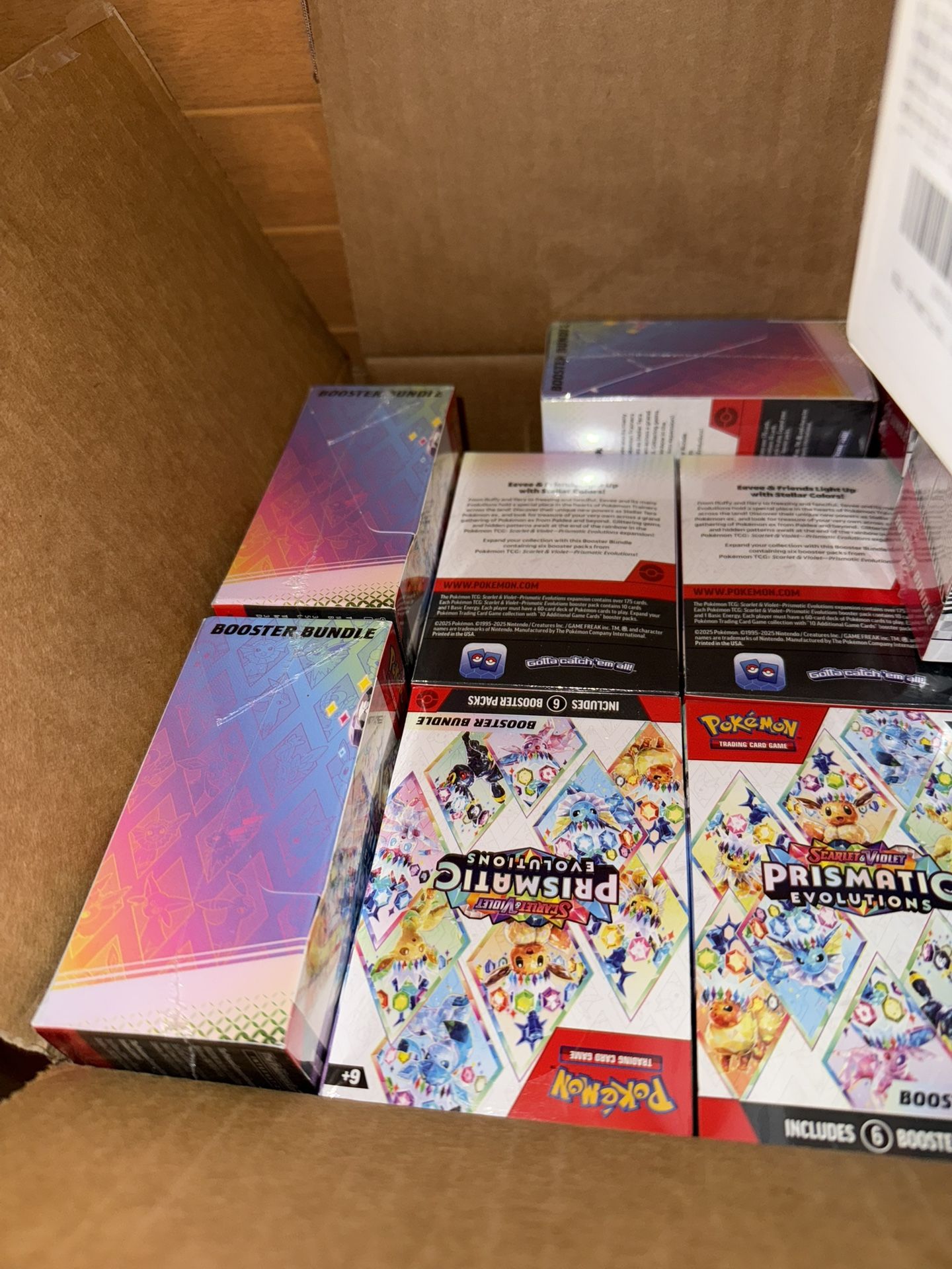 3x Prismatic Evolutions Booster Bundle Pokemon TCG: Scarlet & Violet