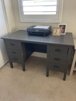 Painted Solid Wood Desk