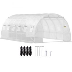 Walk-in Tunnel Greenhouse, 20 × 10 x 7 ft